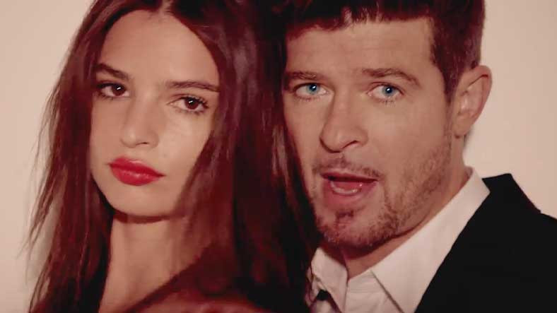Bir Dönemim Popüler Şarkısı Blurred Linesın Klibinin Çekimlerinde Taciz İddiası: Ünlü Model, Robin Thickenin Tacizine Uğramış