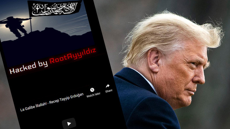 Türk Hackerlar, Trumpın Web Sitesini Hackledi: Kuran ve Erdoğanın Görüntüleri Paylaşıldı