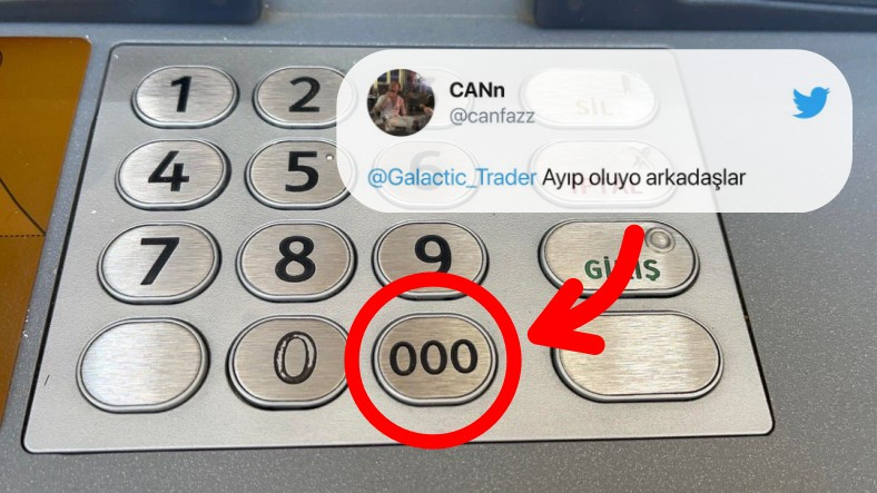 Türkiye’de ATM’lerde Tuşlara Bir ‘0’ Eklendiği İddiası Sosyal Medyayı Karıştırdı
