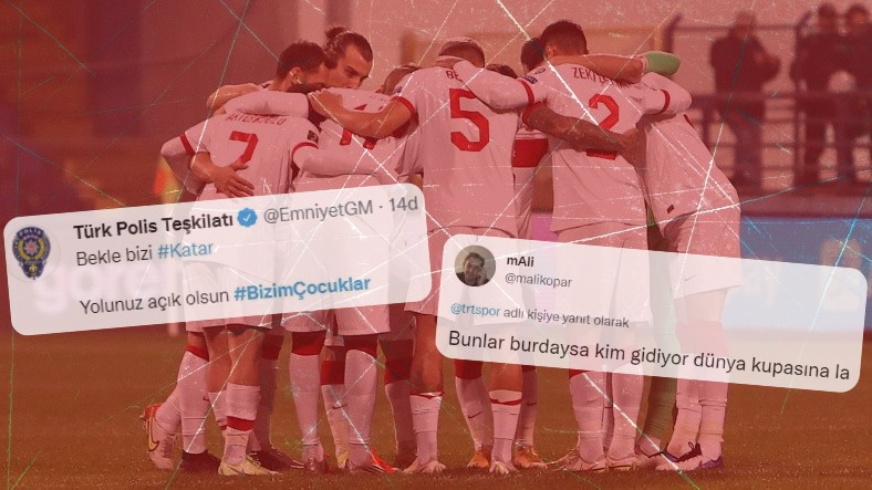 Milli Takım, 2022 Dünya Kupası Play-Offlarına Kaldı: Sosyal Medya Kırmızı Beyaza Büründü