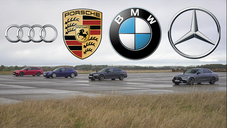 Yarış Tutkunları Toplansın: Mercedes AMG E63, BMW M5, Porsche Panamera Turbo ve Audi RS6 Drag Pistinde Kapıştı