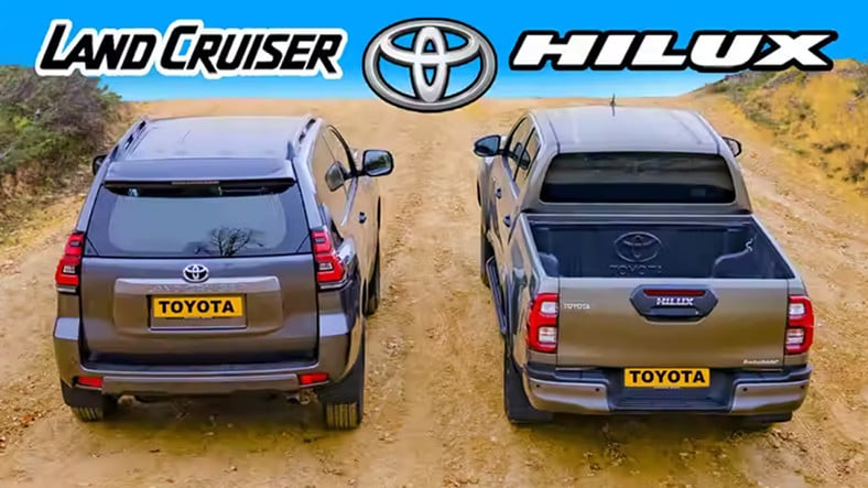 Bu Sefer Ortam Değişti: Toyota Land Cruiser ve Hilux, Arazi Koşullarında Drag Yarışına Tutuştu