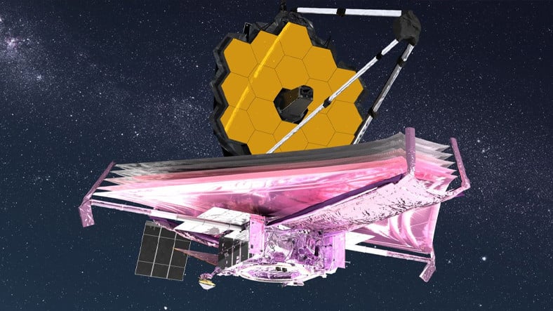 13 Milyar Yıl Geçmişe Gidecek: İnsanlığın Uzaydaki Yeni Gözü Olacak James Webb Uzay Teleskobu Uzaya Fırlatıldı [Video]