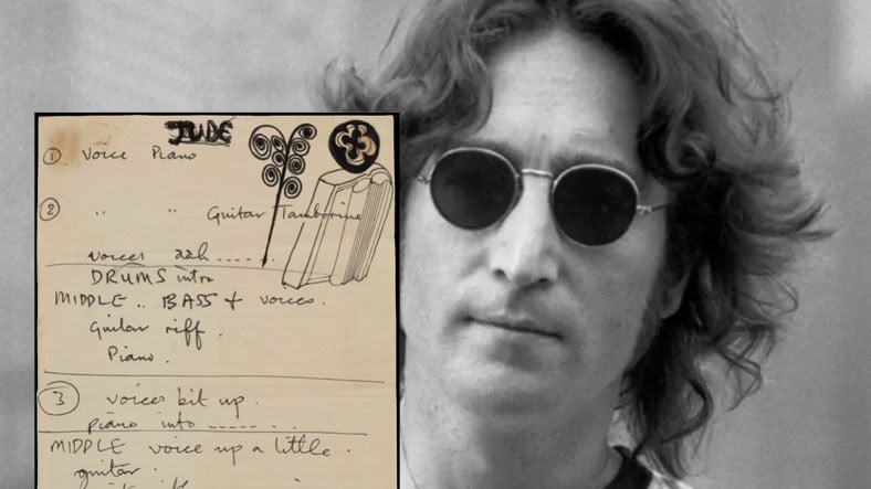 Müzik Efsanesi John Lennon’ın Özel Eşyaları NFT Olarak Satışa Çıktı: Aralarında Efsane The Beatles Şarkısının Notları da Var