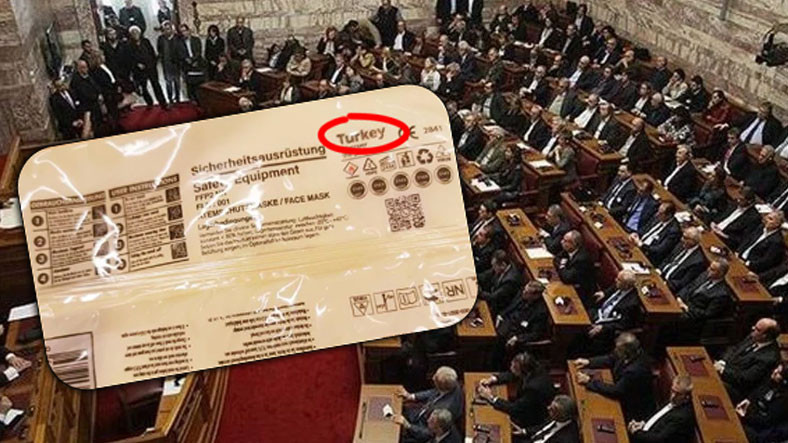 Türk Malı Maske Yunan Parlamentosunda Irkçı Tartışmalara Neden Oldu