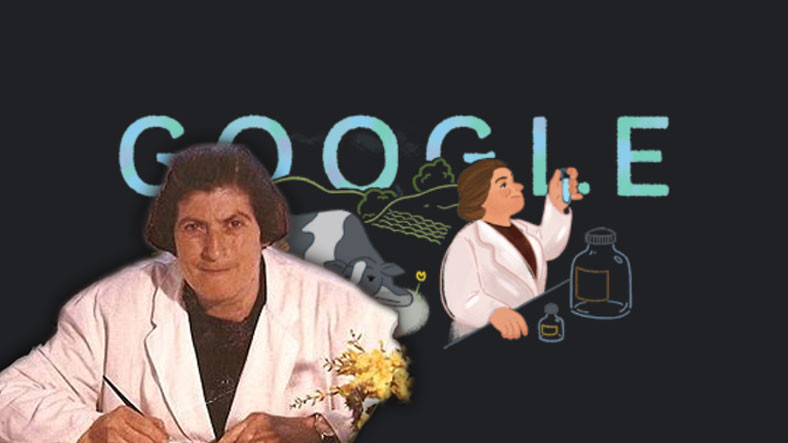 Googledan Türkiyenin İlk Kadın Veteriner Hekimi Sabire Aydemire Özel Doodle