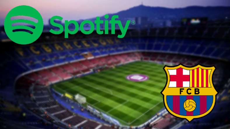 Barcelonanın Yeni Sponsoru Spotify Oldu: Barcelonanın Stadı Camp Nounun İsmi Tarihte İlk Defa Değişecek