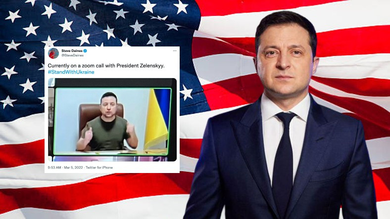ABD Senatörleri Ukrayna Başkanını Tehlikeye Attı: Uyarıya Rağmen Zelenskinin Zoom Görüşmesinden Görüntüleri Paylaşıldı
