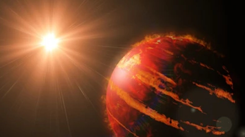 Yıldızından Gelen UV Işınlarıyla Adeta Alev Topuna Dönüşen Yeni Bir Gezegen Keşfedildi