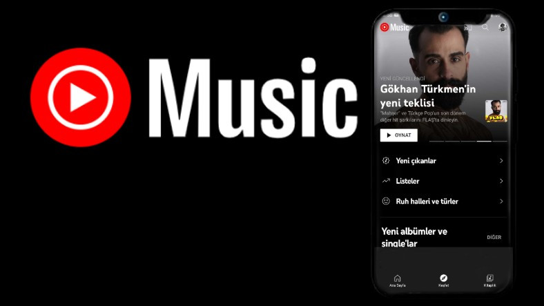 YouTube Music Keşfet Ekranı Güncellendi: Artık Albüm ve Single Keşfetmek Çok Daha Keyifli