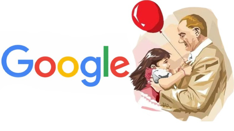 Googledan 23 Nisana Özel Konfetilerle ve Türk Bayraklarıyla Dolu Doodle