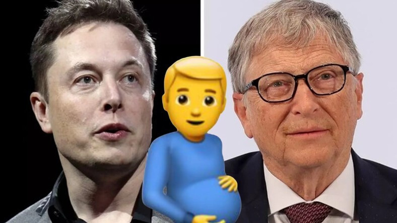 Elon Musk, Hamile Erkek Emojisi Kullanarak Bill Gates ile Dalga Geçti