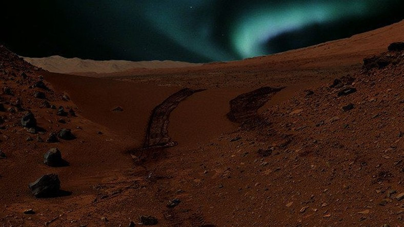 Dünyanın En İlginç Hava Olaylarından Olan Kuzey Işıkları Marsta Görüldü