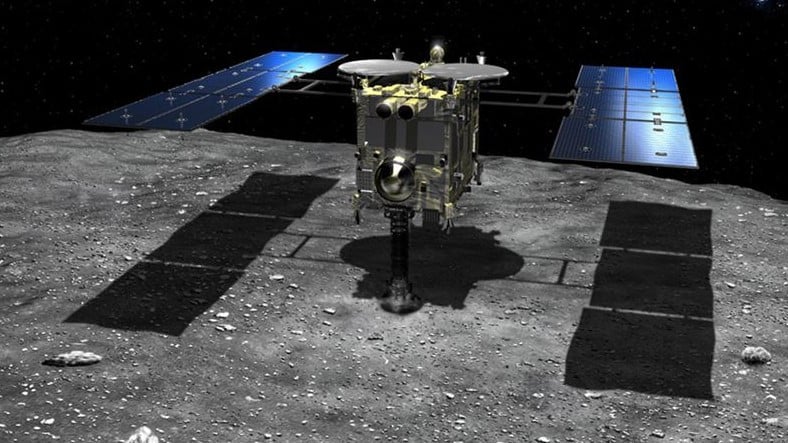 Japon Uzay Aracı Hayabusa2, Asteroit Ryugu’nun Dünya’nın Yapı Taşlarından Biri Olabileceğini Keşfetti