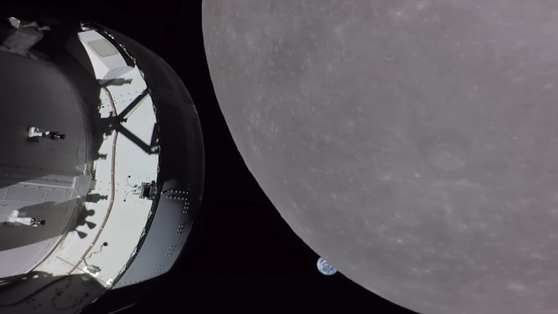 Orion Uzay Aracı, Apollo 13'ün Rekorunu Kırdı: Gitmişken Bize de Bir Selfie Gönderdi! [Video]