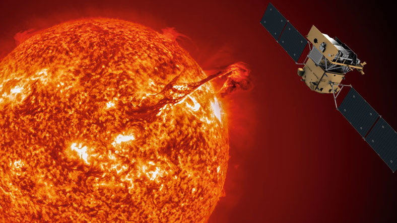 Çin'in Güneş Gözlem Uydusu İlk Büyüleyici Güneş Fotoğrafını Paylaştı