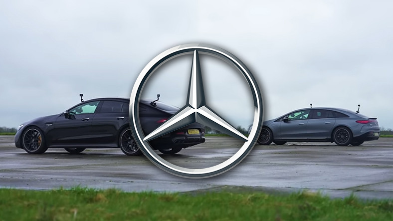 En Güçlülerden İki Mercedes AMG Drag Yarışında Elektrikli mi Yoksa