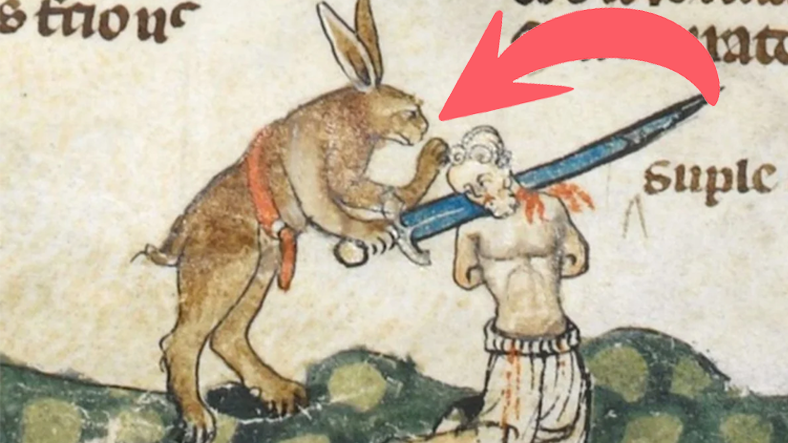 Orta Çağ El Yazmalarındaki Tavşanların Katil Olarak Tasviri