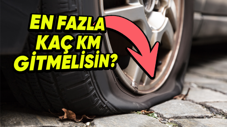 Patlak Bir Lastikle En Fazla Ne Kadar Yol Gidebilirsiniz?