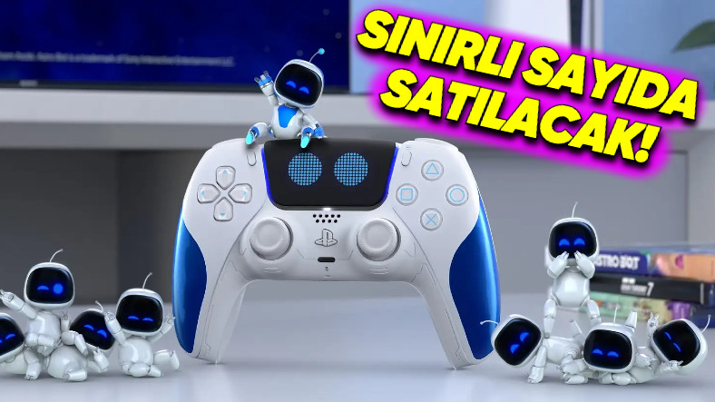 Sony’den Astro Bot’tan İlham Alan DualSense Kontrolcü