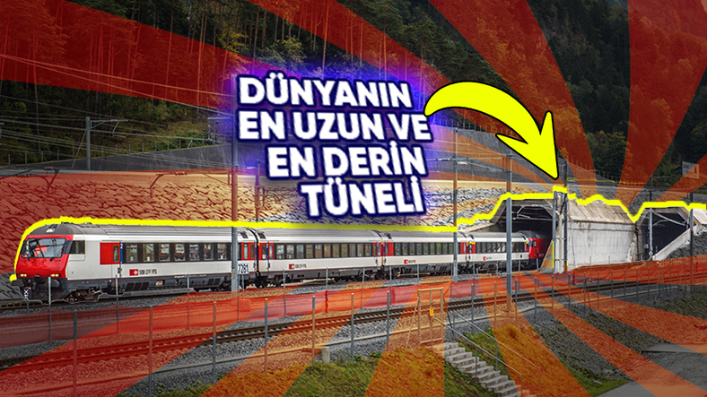 Dünyanın En Uzun ve En Derin Tüneli Gotthard Base Tüneli