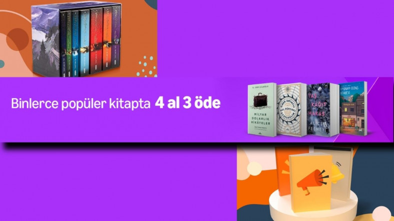 Amazon 4 Al 3 Öde Kitap İndirimleri