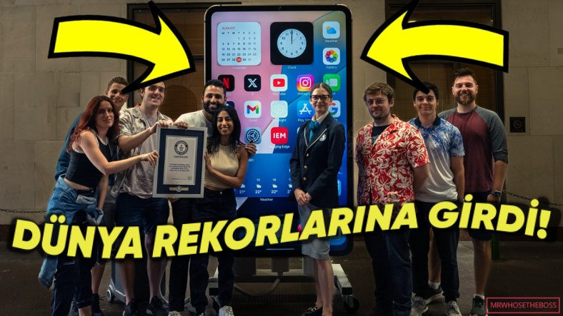 Ünlü YouTuber, Dünyanın En Büyük iPhone’unu Yaparak Rekor Kırdı! Devasa iPhone Görenleri Şaşırttı!