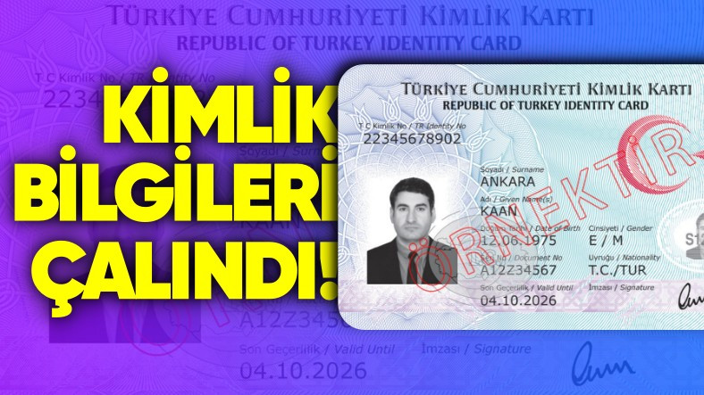 Bakandan Kimlik Bilgisinin Çalındığı İddiası Hakkında Açıklama