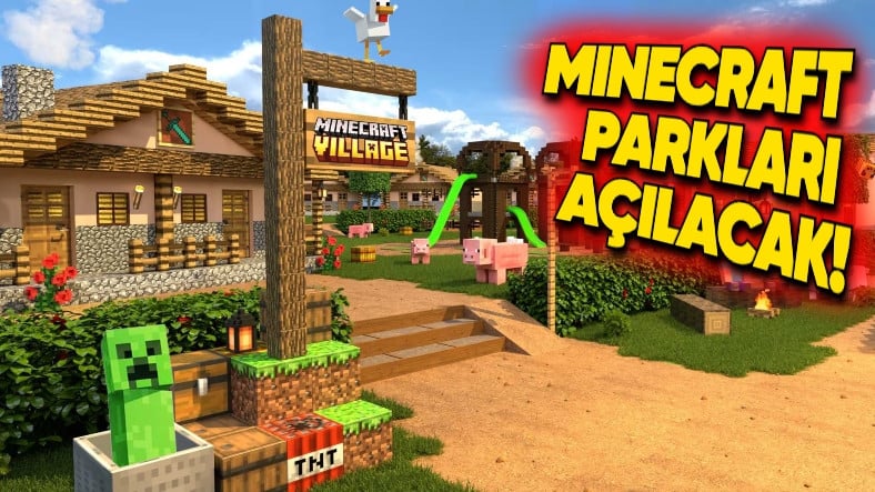 Minecraft Tema Parkları Kurulacak – Webtekno