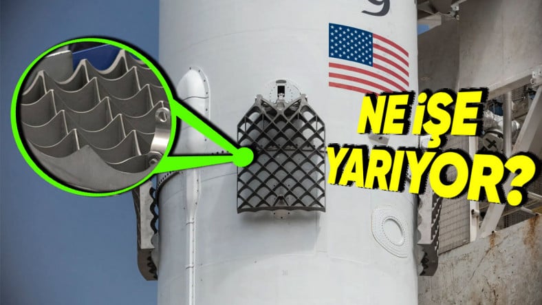 SpaceX Roketlerinin En Tepesindeki Uçak Kanadına Benzeyen Delikli Izgaralar Ne İşe Yarıyor? (Tasarım Olsun Diye Değilmiş)