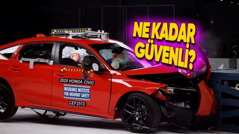 2025 Honda Civic, Çarpışma Testine Girdi: İşte Sonuçlar [Video]