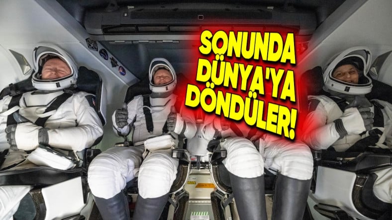 8 Günlüğüne Gidip 9 Ay Uzayda Mahsur Kalan Astronotlar Sonunda Dünya’ya Döndü [Video]