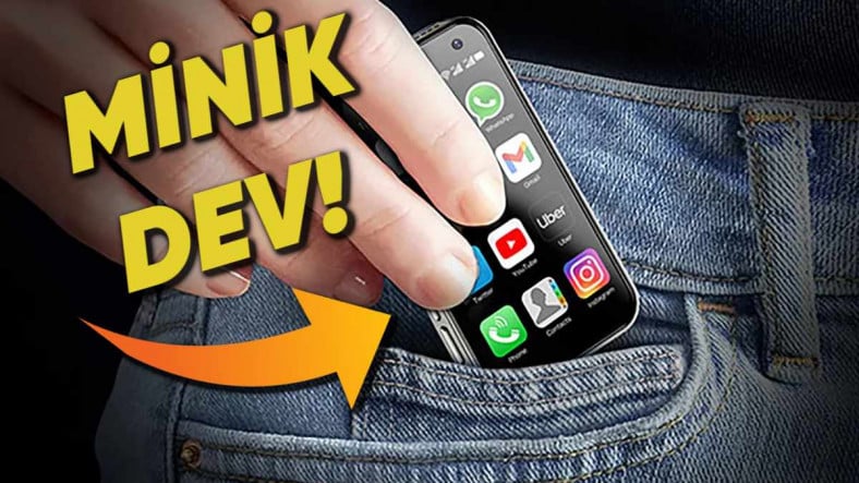 "Yere Düşürsem Süpürge Çeker!" Dedirtecek Kadar Küçük Olan Yeni Bir Akıllı Telefon Tanıtıldı!