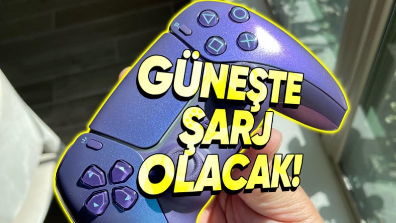 Yeni DualSense'leri Güneş Işığında Şarj Etmek Mümkün Olacak