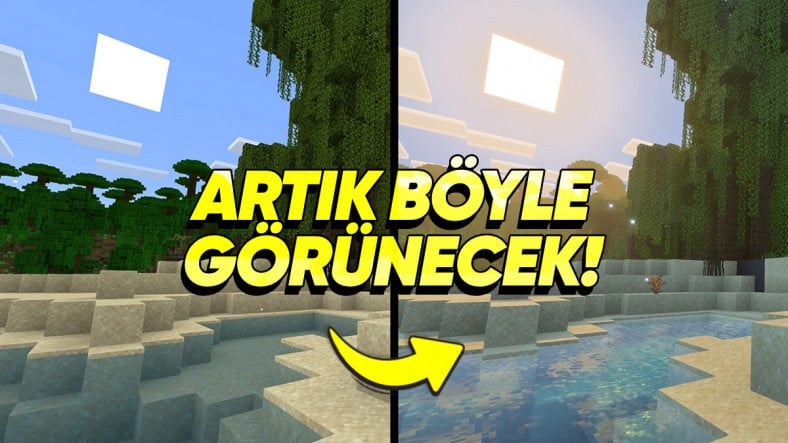 Minecraft'a Âdeta Oyunu Değiştiren Bir Güncelleme Geliyor: Grafikler Tıpkı Yeni Nesil Gibi Görünecek!