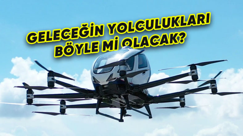 Avrupa'da İlk İnsansız eVTOL Uçuşu Gerçekleşti: Çinliler "Uçan Araba" Sektörünü de Ele Geçirecek!