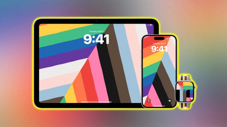 Apple 2025 Pride Koleksiyonunu Duyurdu: Yeni Apple Watch Kordonu, Saat Kadranı, Duvar Kağıtları ve Dahası!