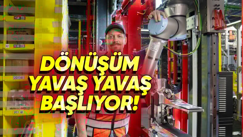 Amazon Dokunduğu Nesneleri Hissedebilen Yeni Robotunu Tanıttı (Fazla Mesai de Yapar Bu)