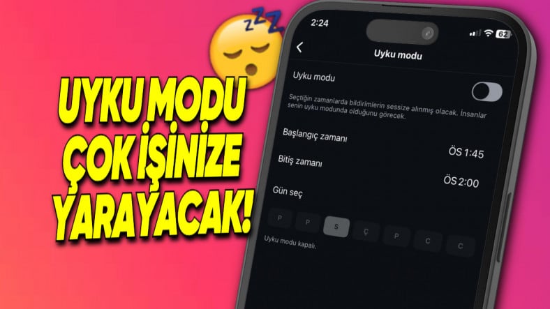 Instagram'ın Dijital Hayatınıza Bir Ara Vermenizi Sağlayan "Uyku (Sakin) Modu" Özelliği Nedir? Nasıl Kullanılır?