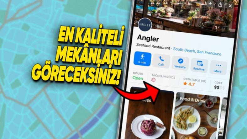Apple, Harita Uygulamasına Uzman Yorumları Ekledi: Bir Restoranın Michelin Rehberi'nde Olup Olmadığını Bile Göreceksiniz!