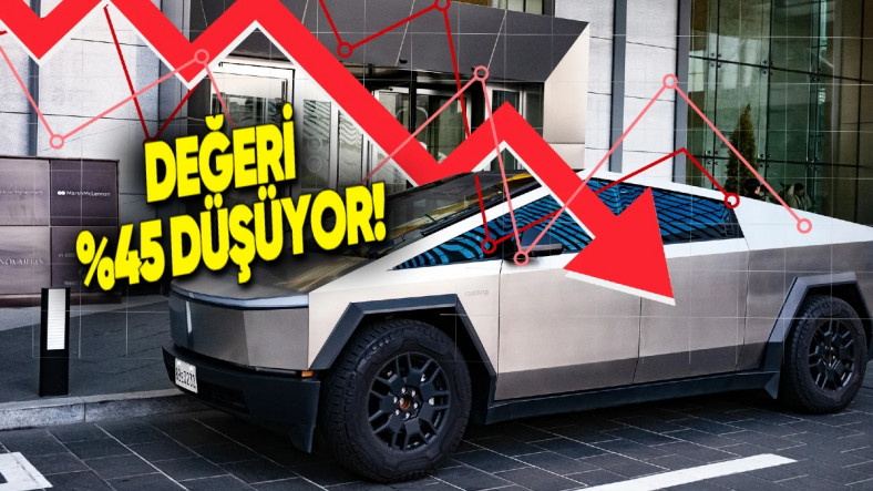 2. El Cybertruck, Tesla'nın Gözünde Neredeyse Yarı Yarıya Değer Kaybediyor
