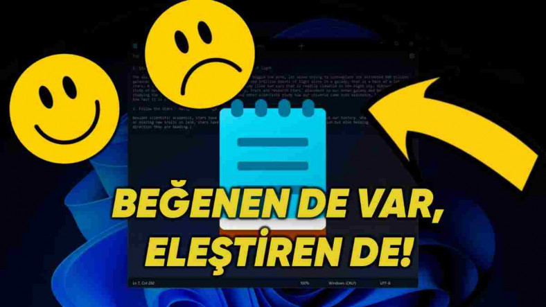 Microsoft, Windows 11 Not Defteri'ne Tartışmalı Bir Güncelleme Getirdi: Kimini Memnun Etti, Kimini Kızdırdı!