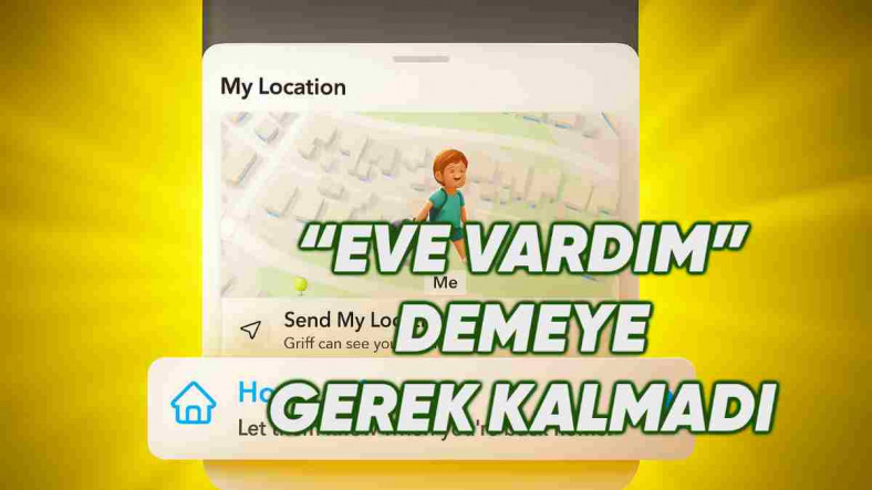 Snapchat'ten "Varınca Ara" Sözünü Tarihe Karıştıracak Özellik: Eve Gittiğinizde Sevdiklerinize Bildirim Gönderecek