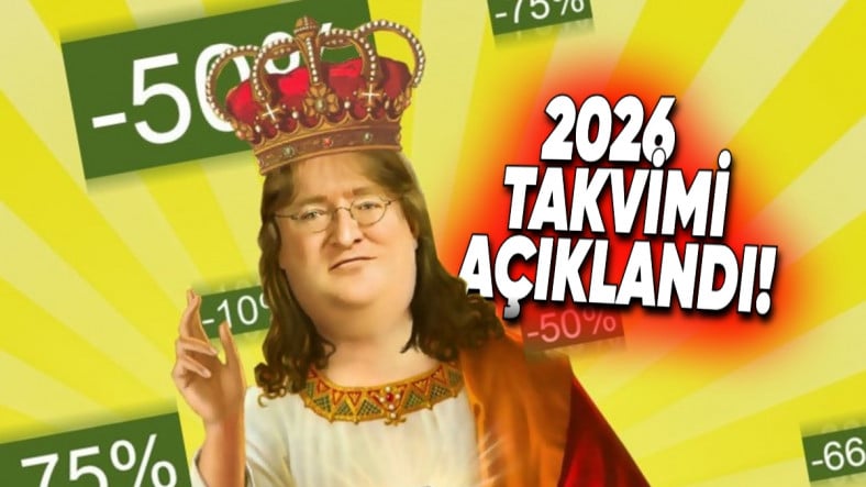 Cüzdanları Şimdiden Hazırlayın: Steam'in 2026 Yılındaki İndirim Kampanyası Tarihleri Açıklandı