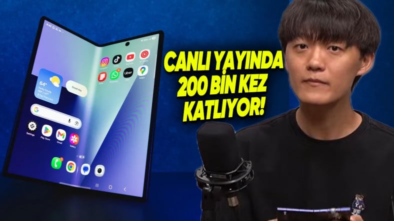 Çılgın Bir YouTuber, Samsung Galaxy Z Fold7'yi 10 Saatlik Canlı Yayında 200 Bin Kez Katlayıp Açtı [Video]