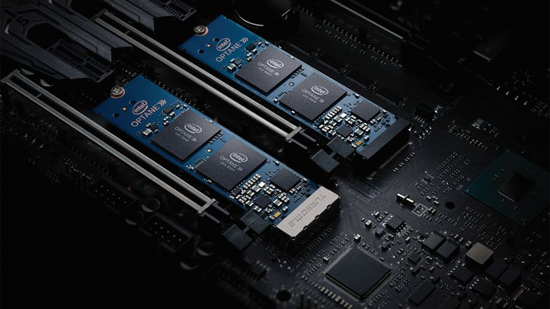 Intel, Optane Belleklerini SSD'lerin İçine Yerleştirecek