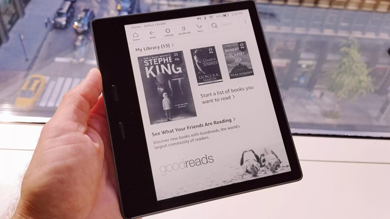 Amazon E-Kitap Okuyucusu Kindle Oasis e Renk Ayarlı Aydınlatma Özelliği