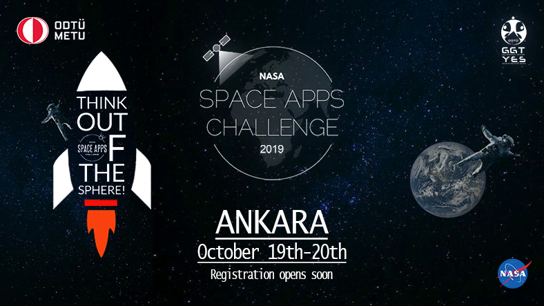 Space Apps Hackathon, 19-20 Ekim'de ODTÜ'de