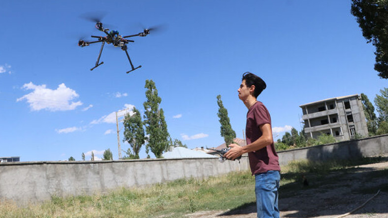 Hurda Malzemelerden Drone Yapan Genç 'TEKNOFEST'e Katılacak