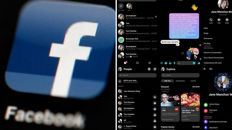 Facebook, Karanlık Modu ve Yeni Site Arayüzünü Test Ediyor